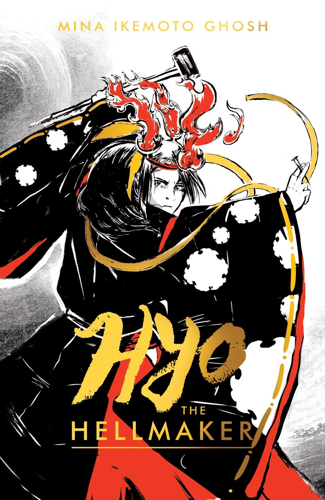 Front cover of the book 'Hyo the Hellmaker' by Mina Ikemoto Ghosh.