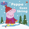Front cover of the book 'Peppa Pig Peppa Goes Skiing' by Sue Nicholson.
