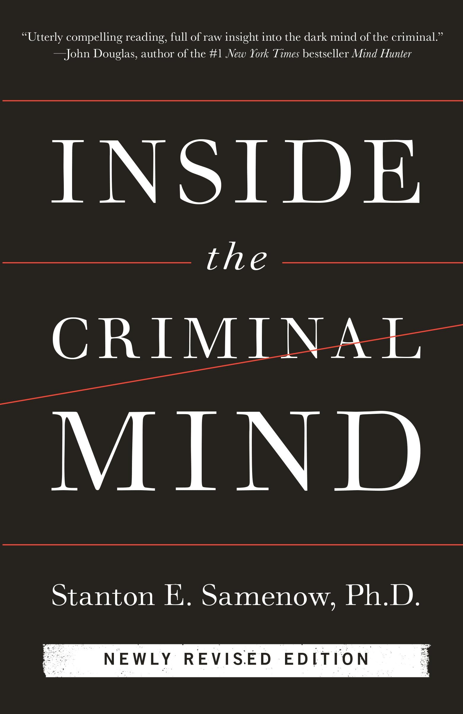 Front cover of the book 'Inside the Criminal Mind (Newly Revised Edition)' by Samenow, Stanton.