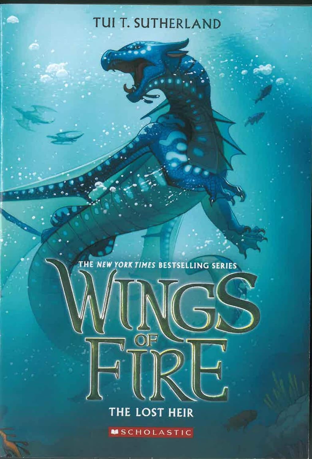 Front cover of the book 'Wings of Fire #02: The Lost Heir' by Scholastic Inc.