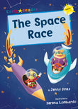 Front cover of the book 'The Space Race (Yellow Early Reader) (Yellow Band)' by Jenny Jinks.
