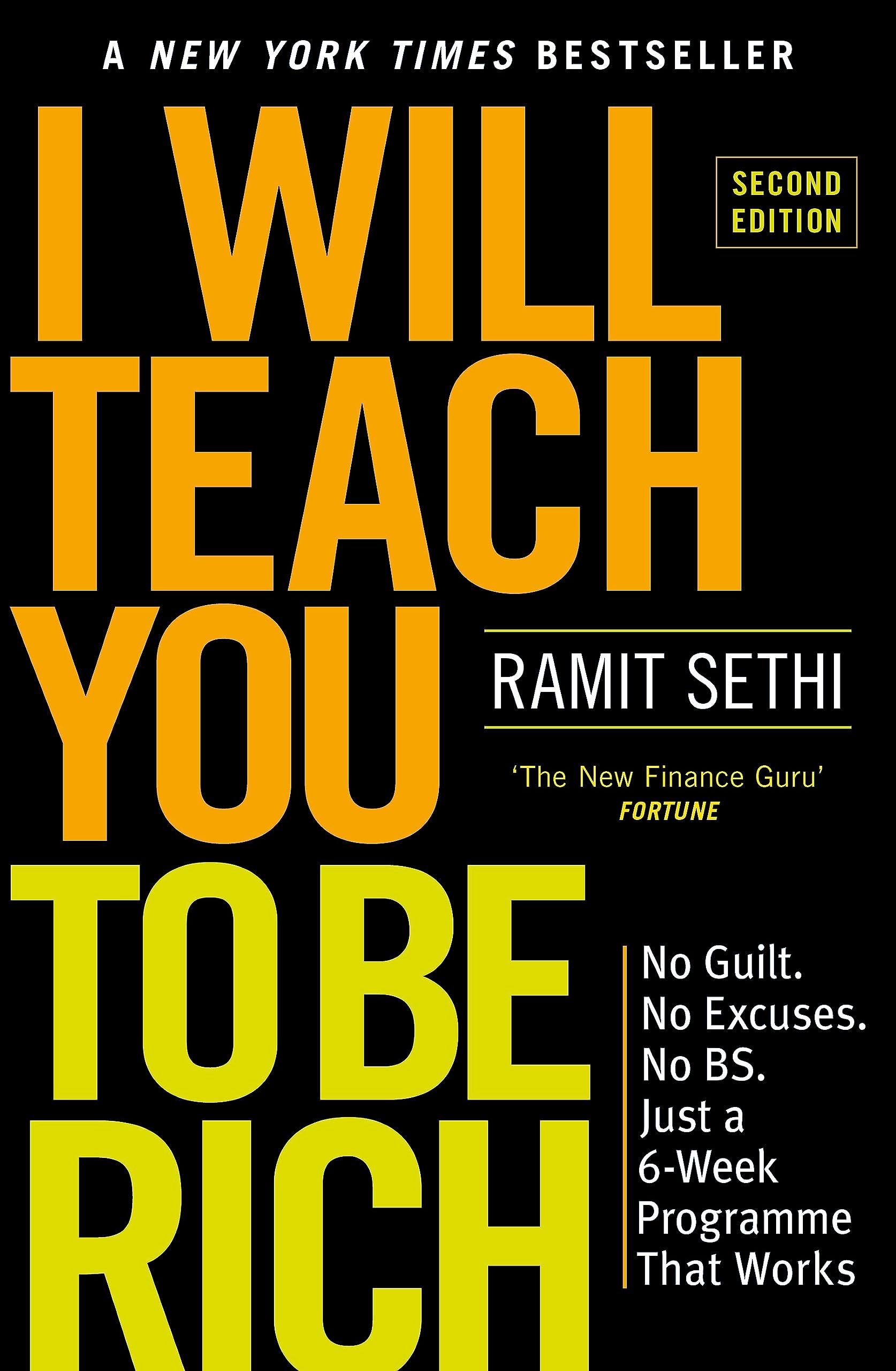 Front cover of the book 'I Will Teach You To Be Rich' by Ramit Sethi.