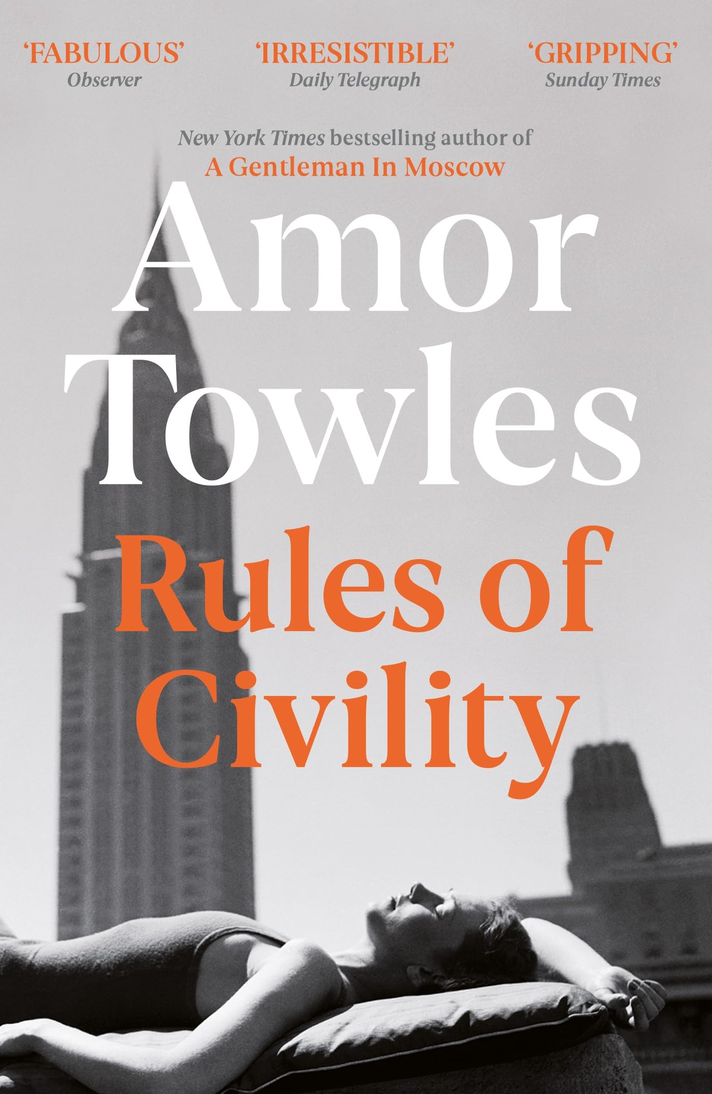 Front cover of the book 'Rules of Civility' by Towles, Amor.