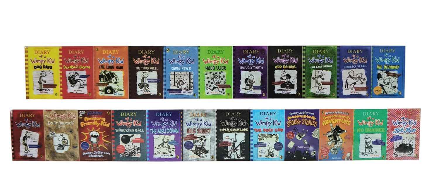 ROBORT GROONE Diary of a Wimpy Kid: The Ultimate Collection Box Set #1-23