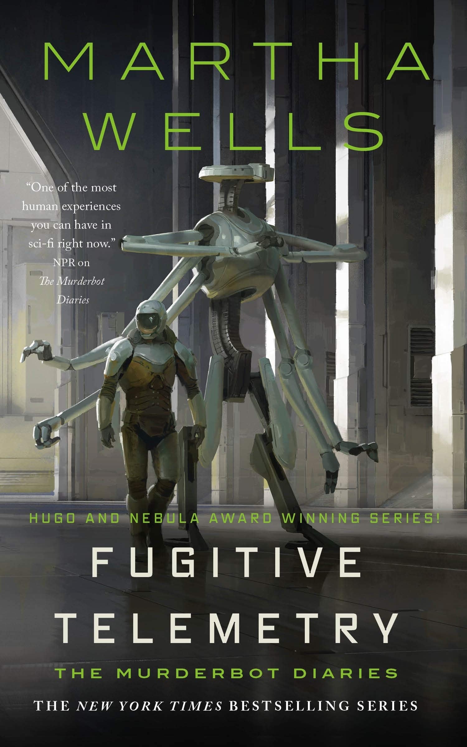 Front cover of the book 'Fugitive Telemetry: 6' by Martha Wells.
