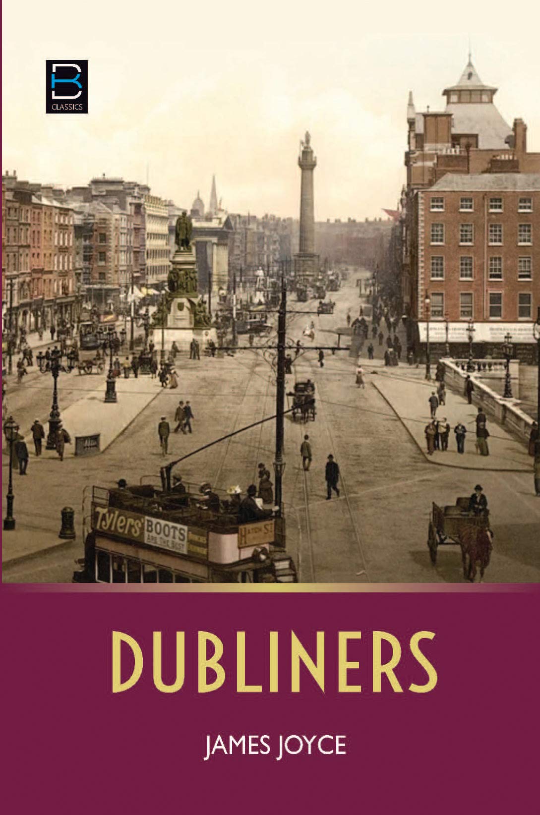 Front cover of the book 'DUBLINERS' by James Joyce.