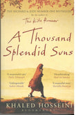Front cover of the book 'A THOUSAND SPLENDED SUNS' by Khaled Hosseini.