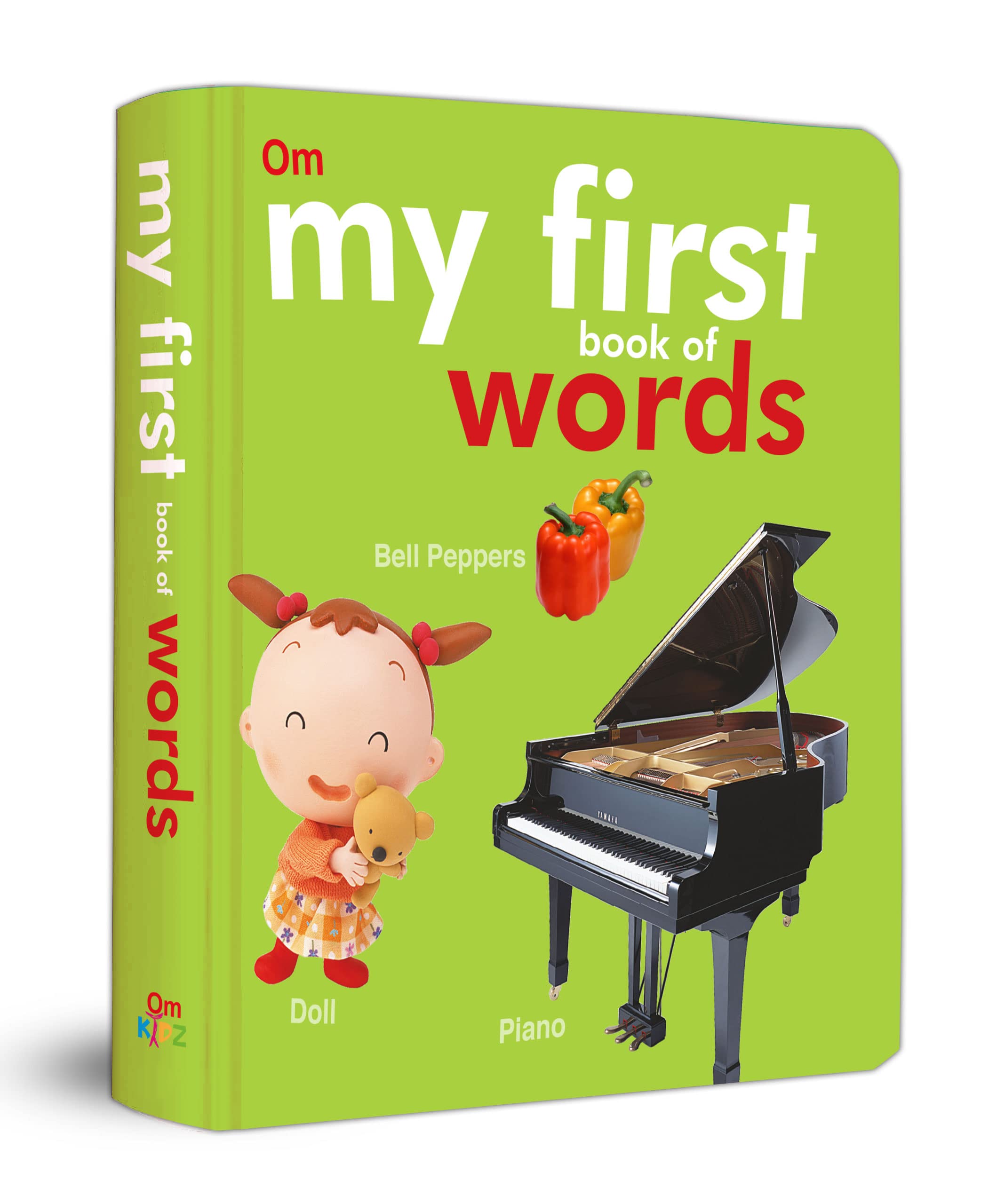 Front cover of the book 'My First Book Of Words' by Om Books.
