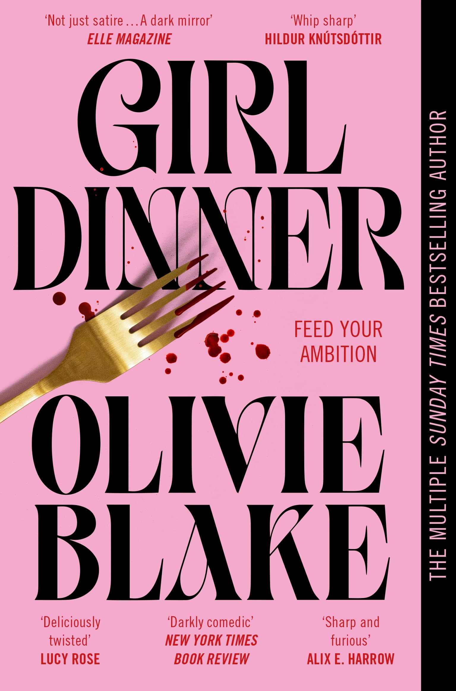 Front cover of the book 'Girl dinner' by Olivie Blake.