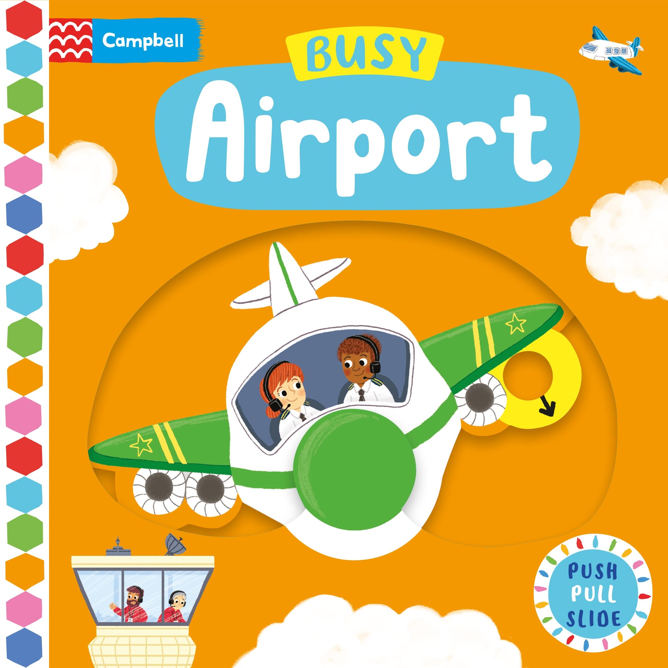 Front cover of the book 'Busy Airport (Campbell Busy Books, 52)' by Campbell Books.