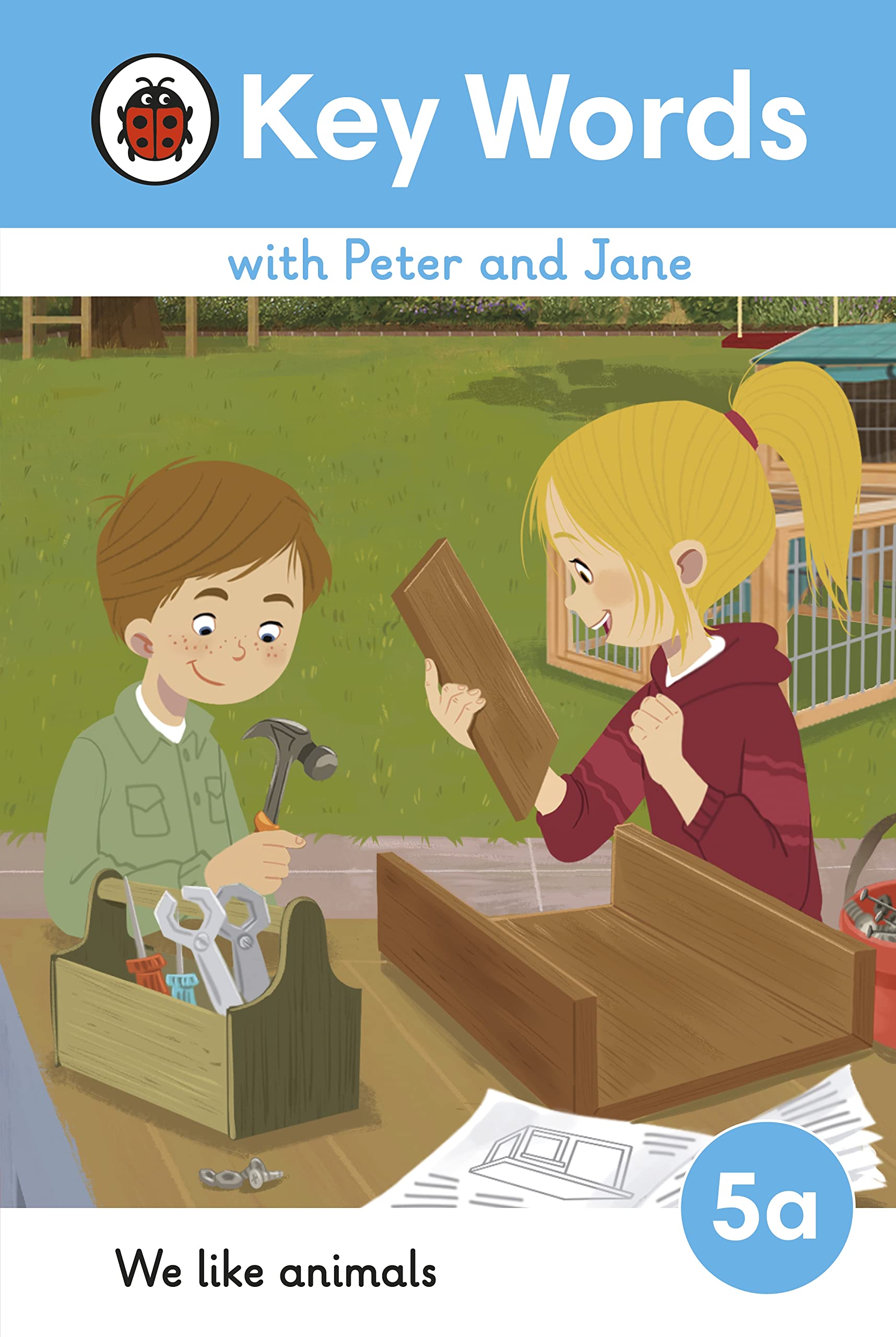 Front cover of the book 'Key Words With Peter and Jane Level 5a - We Like Animals (Ladybird Readers)' by Ladybird.