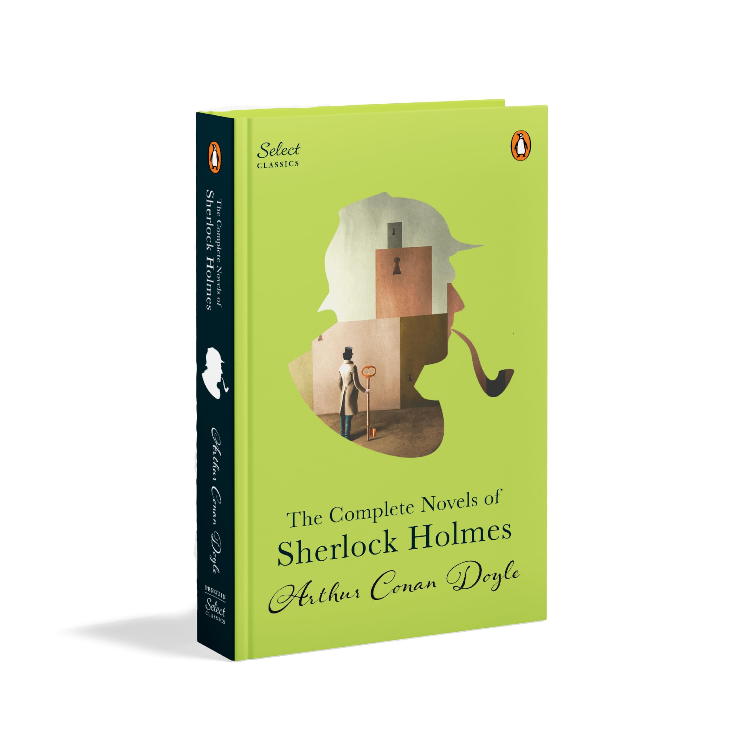 Front cover of the book 'The Complete Novel of Sherlock Holmes (HB) (Select Classics)' by Sir Arthur Conan Doyle.