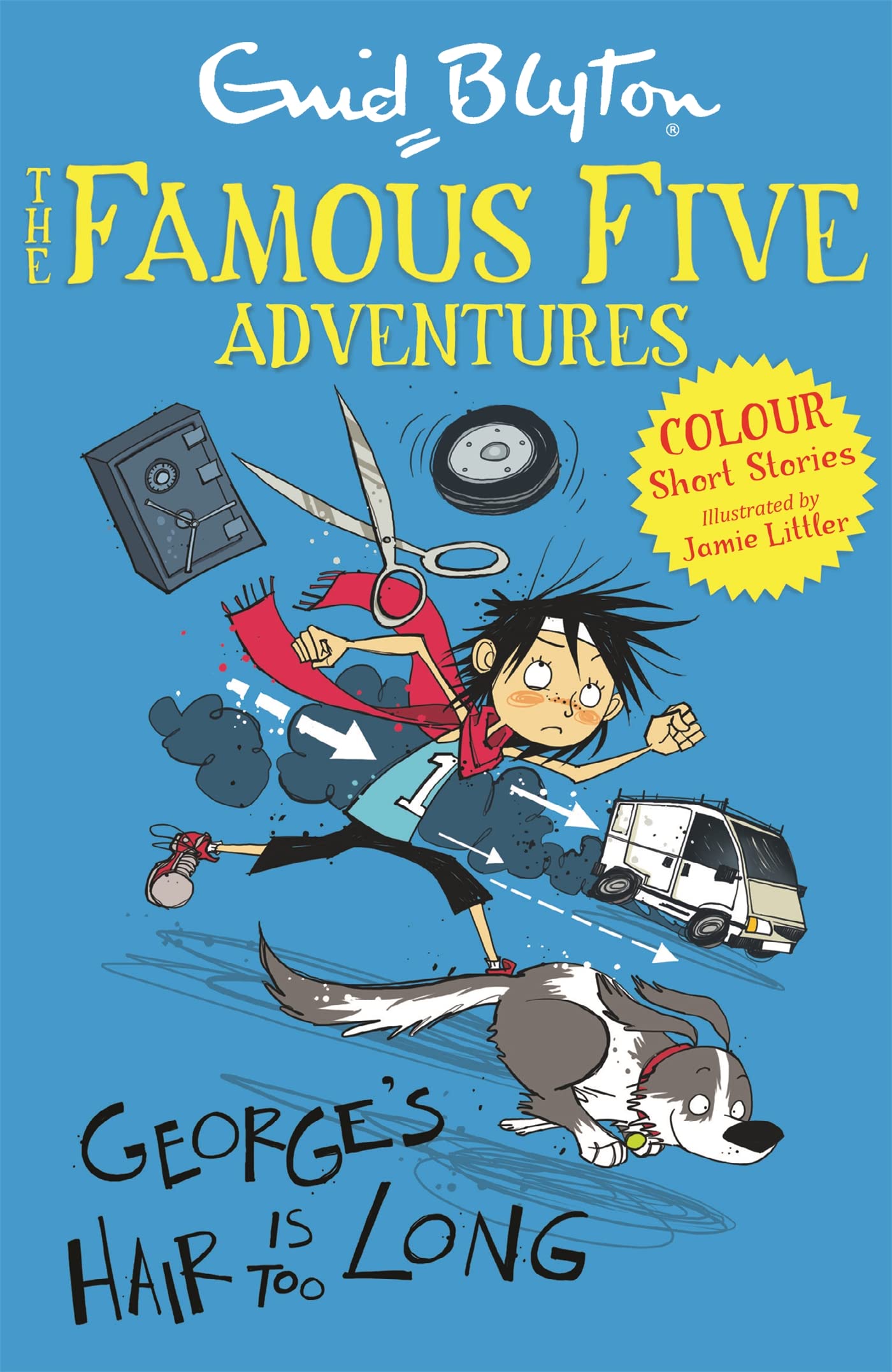 Front cover of the book 'Famous Five Colour Short Stories: George's Hair Is Too Long (Famous Five: Short Stories)' by Blyton, Enid.