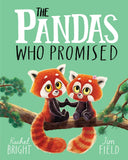 Front cover of the book 'The pandas who promised' by Rachel Bright.
