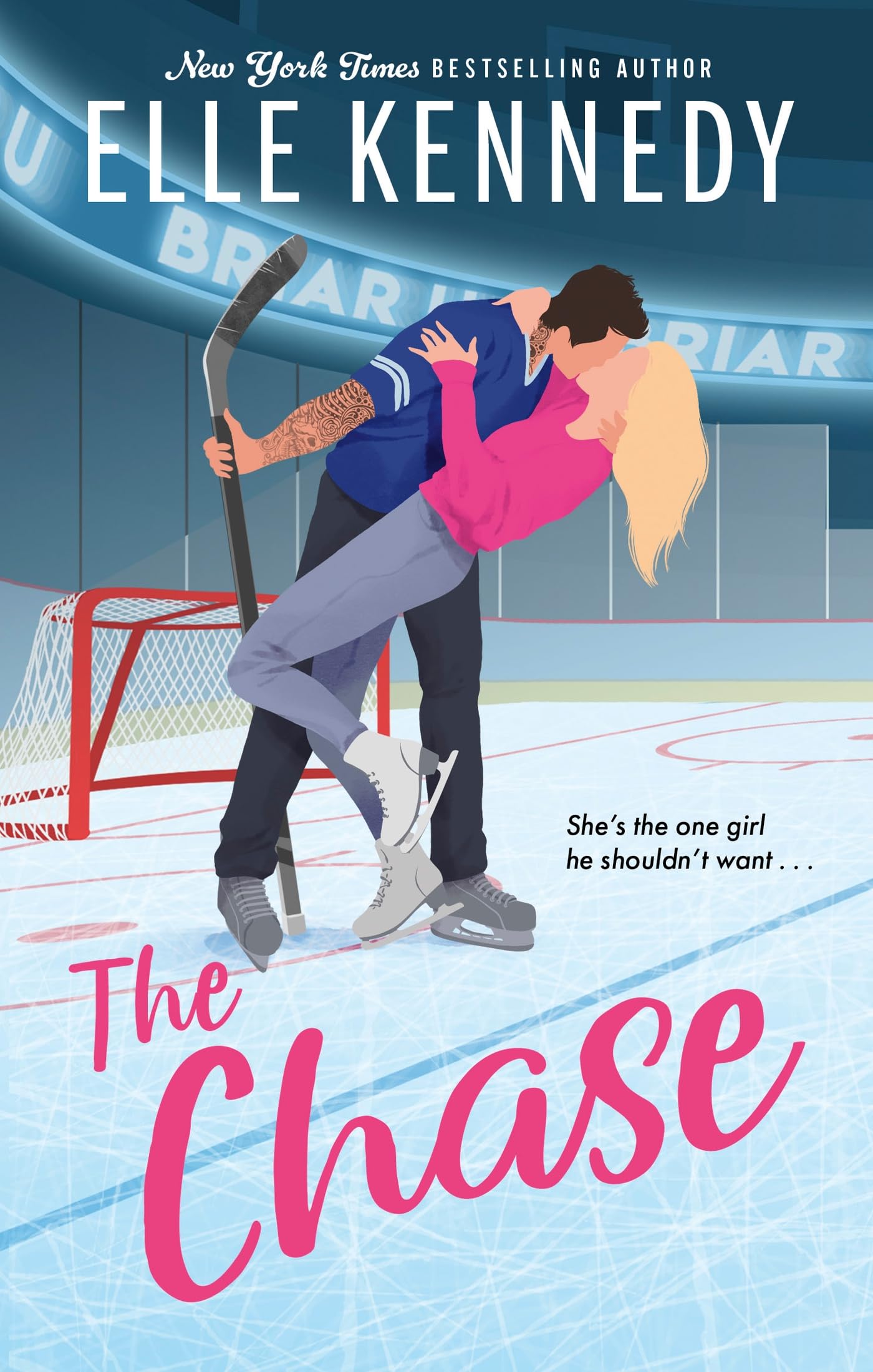 Front cover of the book 'The Chase' by Elle Kennedy.