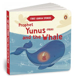 Front cover of the book 'Prophet Yunus (PBUH) and the Whale: First Quran Stories | An Illustrated Story Book for Kids | Values of Islam and the H' by Pengiun.