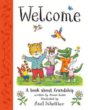 Front cover of the book 'Welcome: A Book About Friendship' by Alison Green.