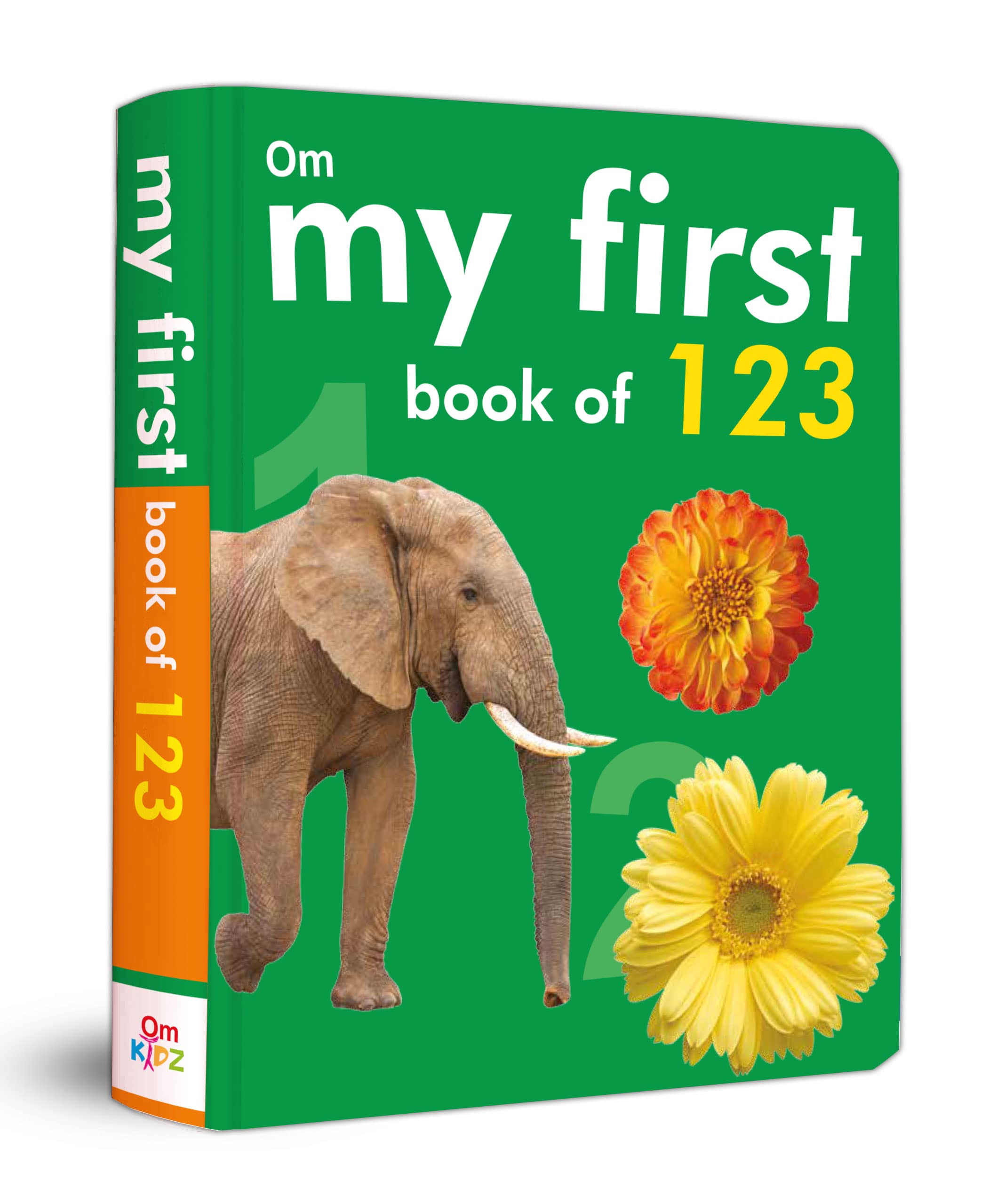 Front cover of the book 'My First Book Of 123' by Om Books.
