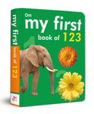 Front cover of the book 'My First Book Of 123' by Om Books.