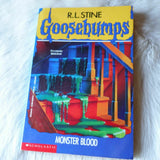 Front cover of the book 'Monster Blood (Goosebumps, No 3)' by R.l Stine.