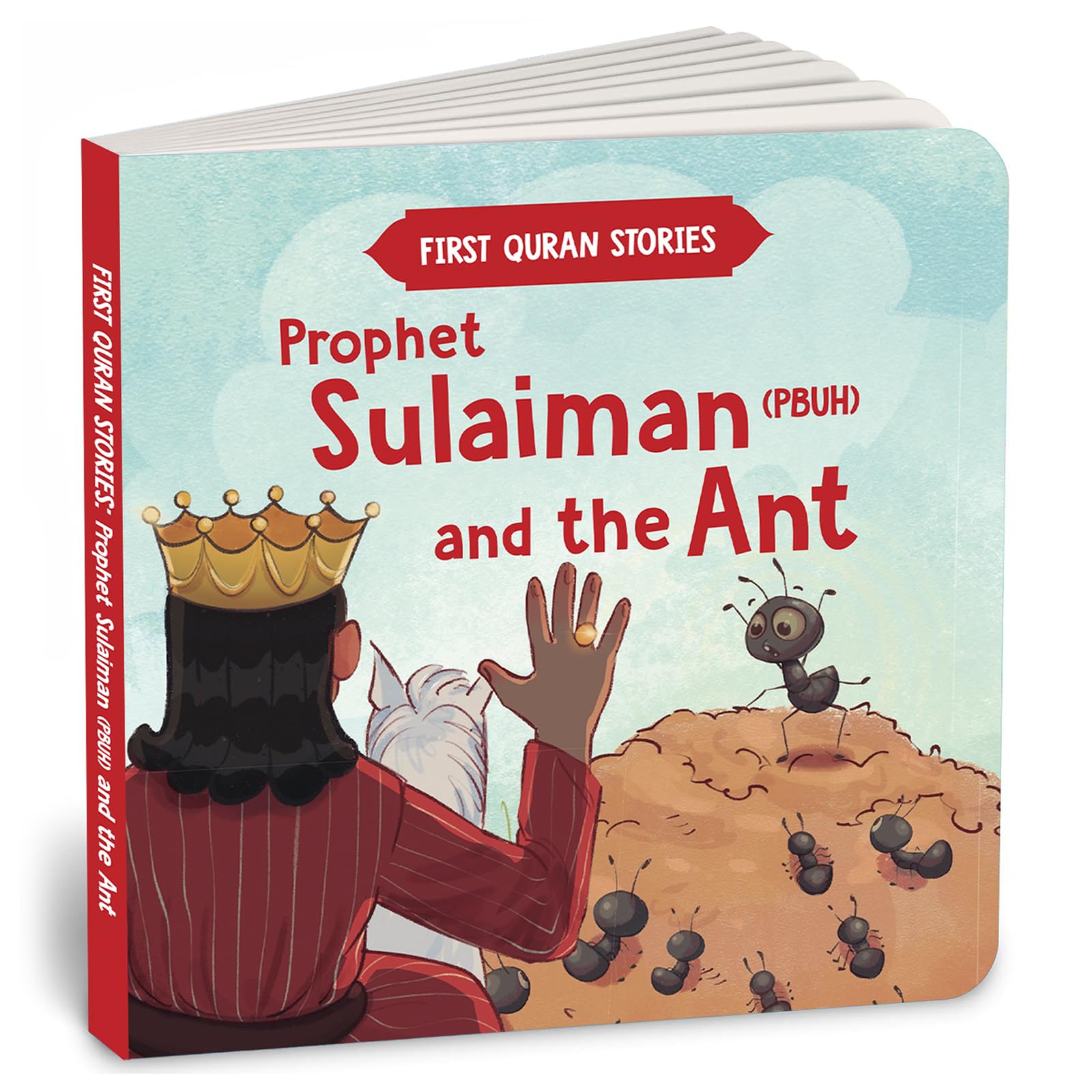 Front cover of the book 'Prophet Sulaiman (PBUH) and the Ant: First Quran Stories | An Illustrated Story Book for Kids | Values of Islam and the' by Pengiun.
