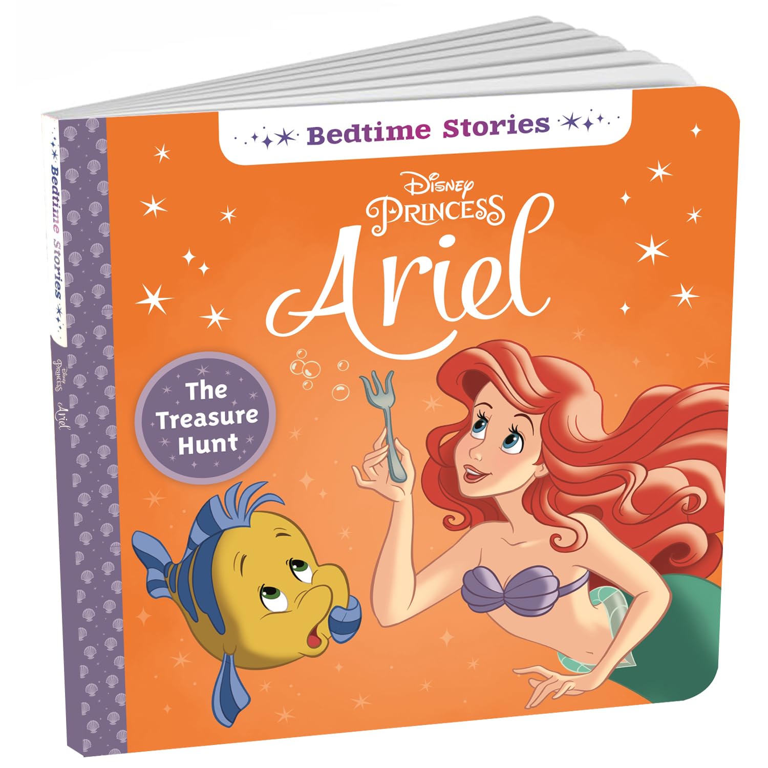 Front cover of the Board Book book 'Disney Princess Ariel: Bedtime Stories B [' by Disney.