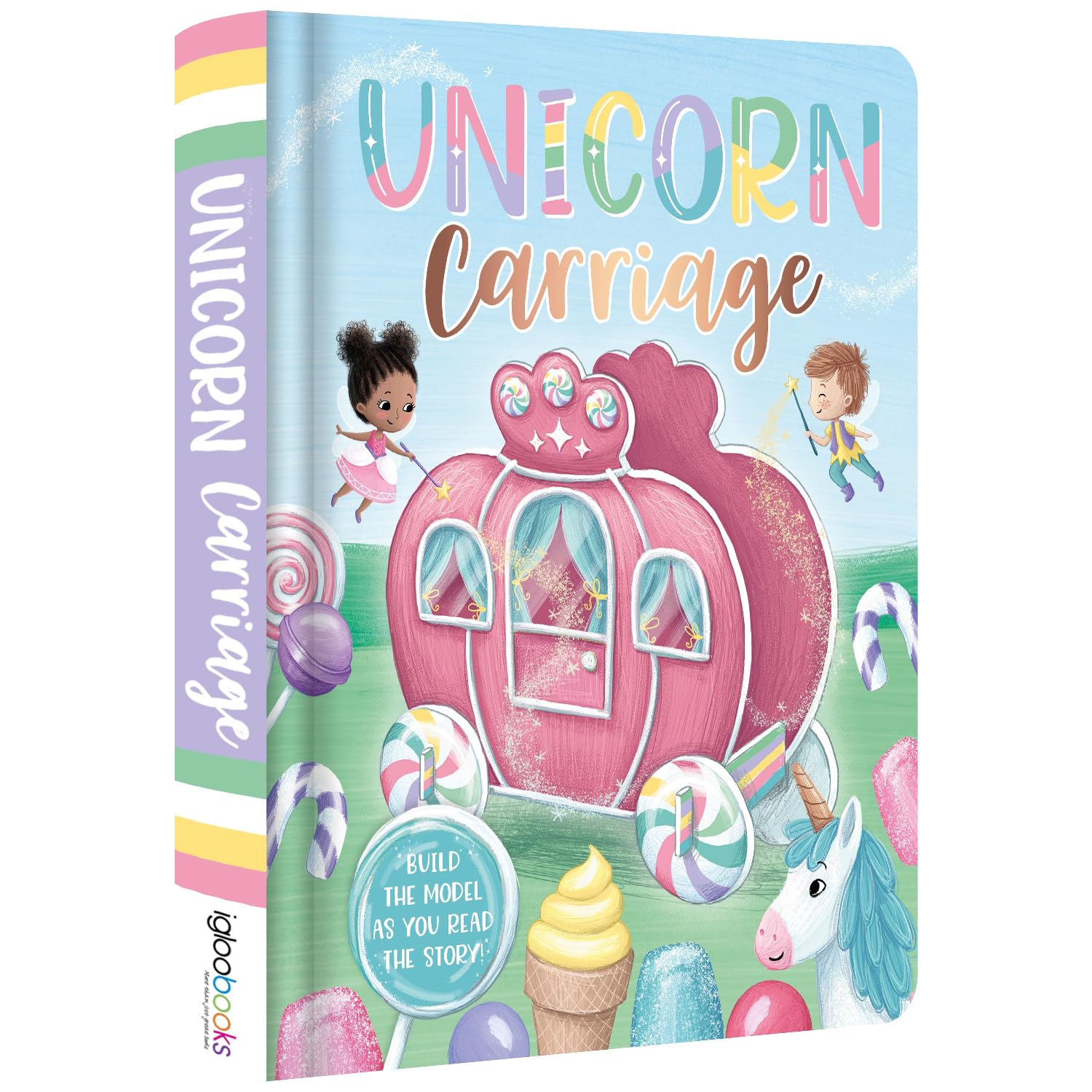 Front cover of the book 'Unicorn Carriage (Storytime Build & Play)' by Parragon.
