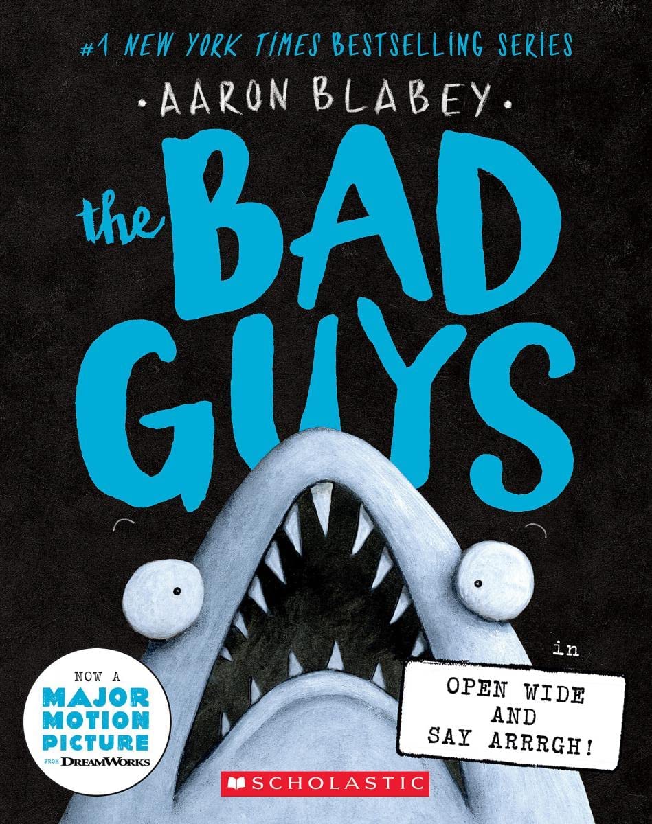 Front cover of the book 'Generic The Bad Guys #15: Open Wide And Say Arrrgh!' by Aaron Blabey.