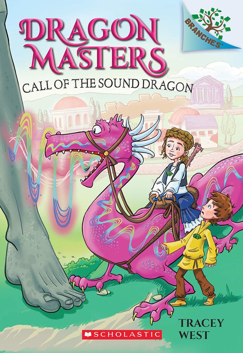 Front cover of the book 'Dragon Masters #16: CALL OF THE SOUND DRAGON (A Branches Book)' by Tracey West.