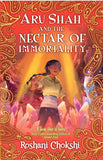 Front cover of the book 'Aru Shah #5: Aru Shah and The Nectar Of Immortality' by Roshani Chokshi.