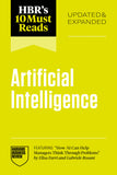 Front cover of the book 'HBR's 10 Must Reads on Artificial Intelligence, Updated and Expanded (featuring "How AI Can Help Managers Think Through' by Review, Harvard Business.