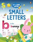 Front cover of the book 'Let's Learn Writing: a to z Small Letters: First Trace and Write Practice Workbook | Engaging Workbook to Develop Writin' by Penguin.