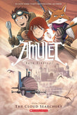 Front cover of the book 'Amulet Book #3: The Cloud Searchers' by Kazu Kibuishi.