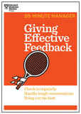 Giving Effective Feedback (HBR 20-Minute Manager Series) |9781625275424|