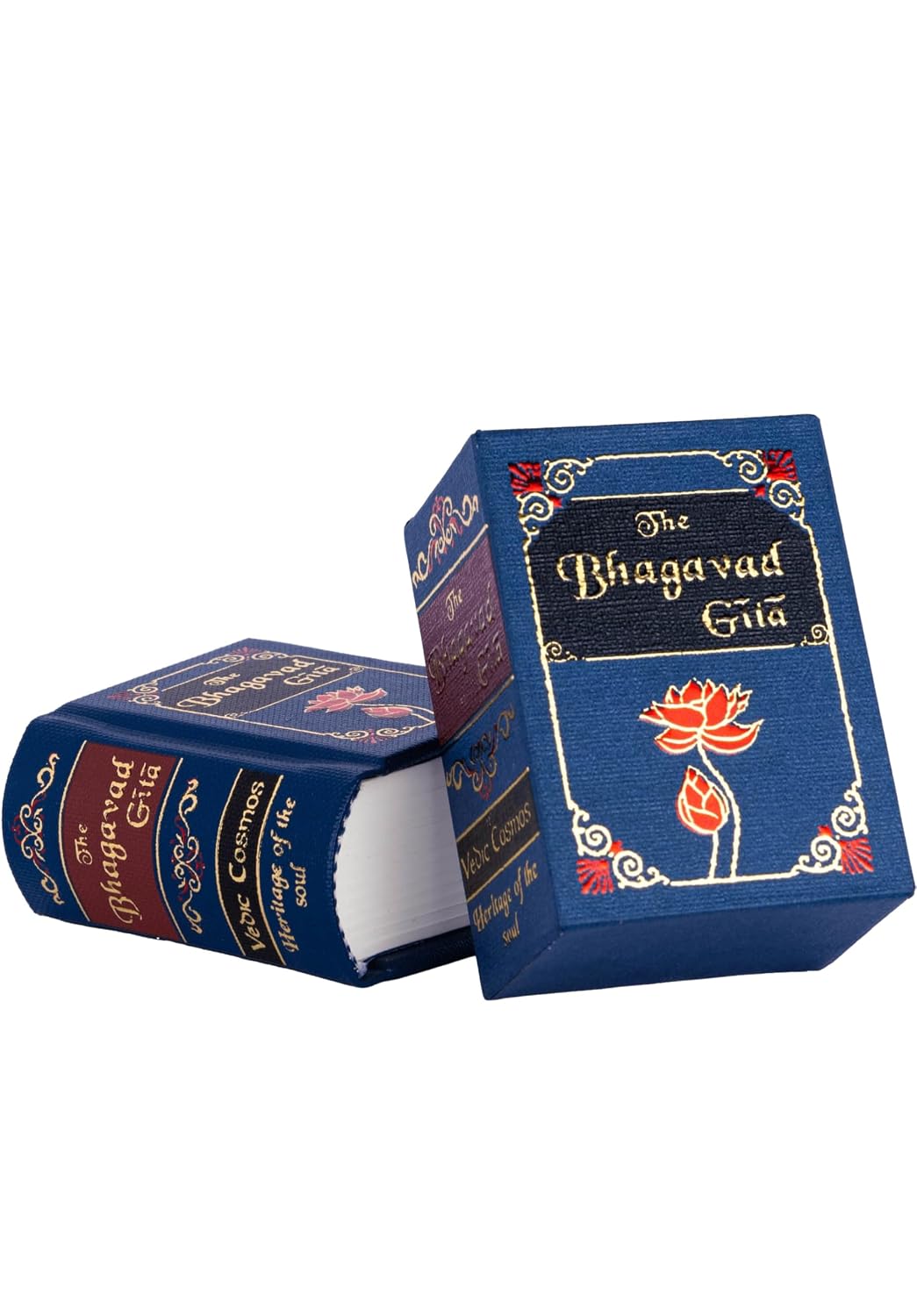 Bhagavad Gita Mini Book (H) (Foil Stamped, Miniature Sized 1.49 x 2.04", boxed) NYBooksHub