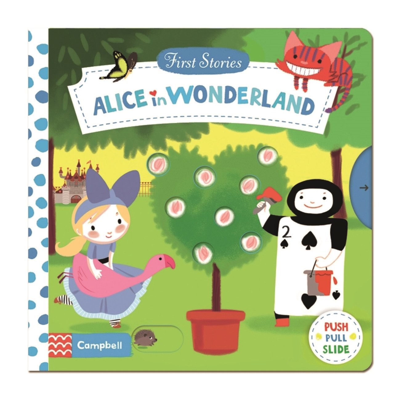 Front cover of the book 'First Stories Alice In Wonderland' by Colonel Moutarde.