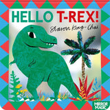 Front cover of the book 'Hello T-rex!' by Sharon King-Chai.