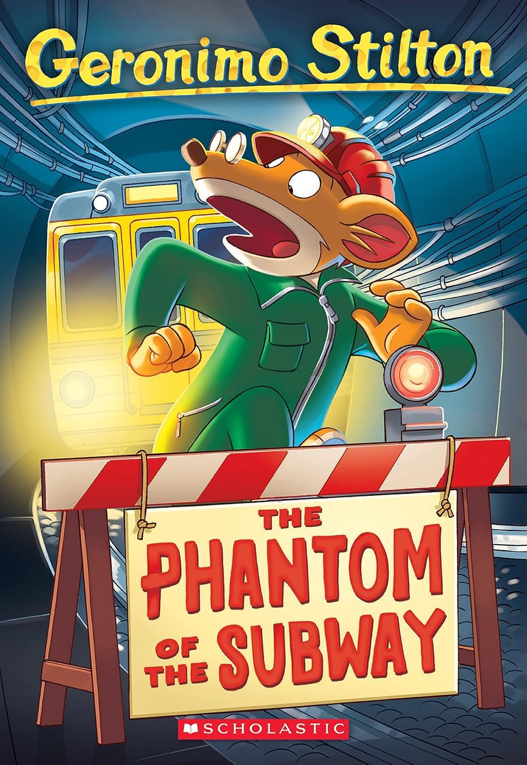 Front cover of the book 'The Phantom of the Subway (Geronimo Stilton, No. 13)' by Stilton Geronimo.