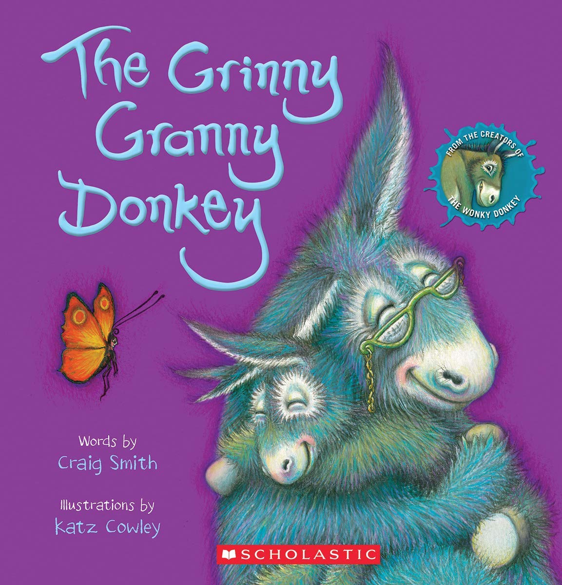 Front cover of the book 'Vivibyan The Grinny Granny Donkey' by Craig Smith.