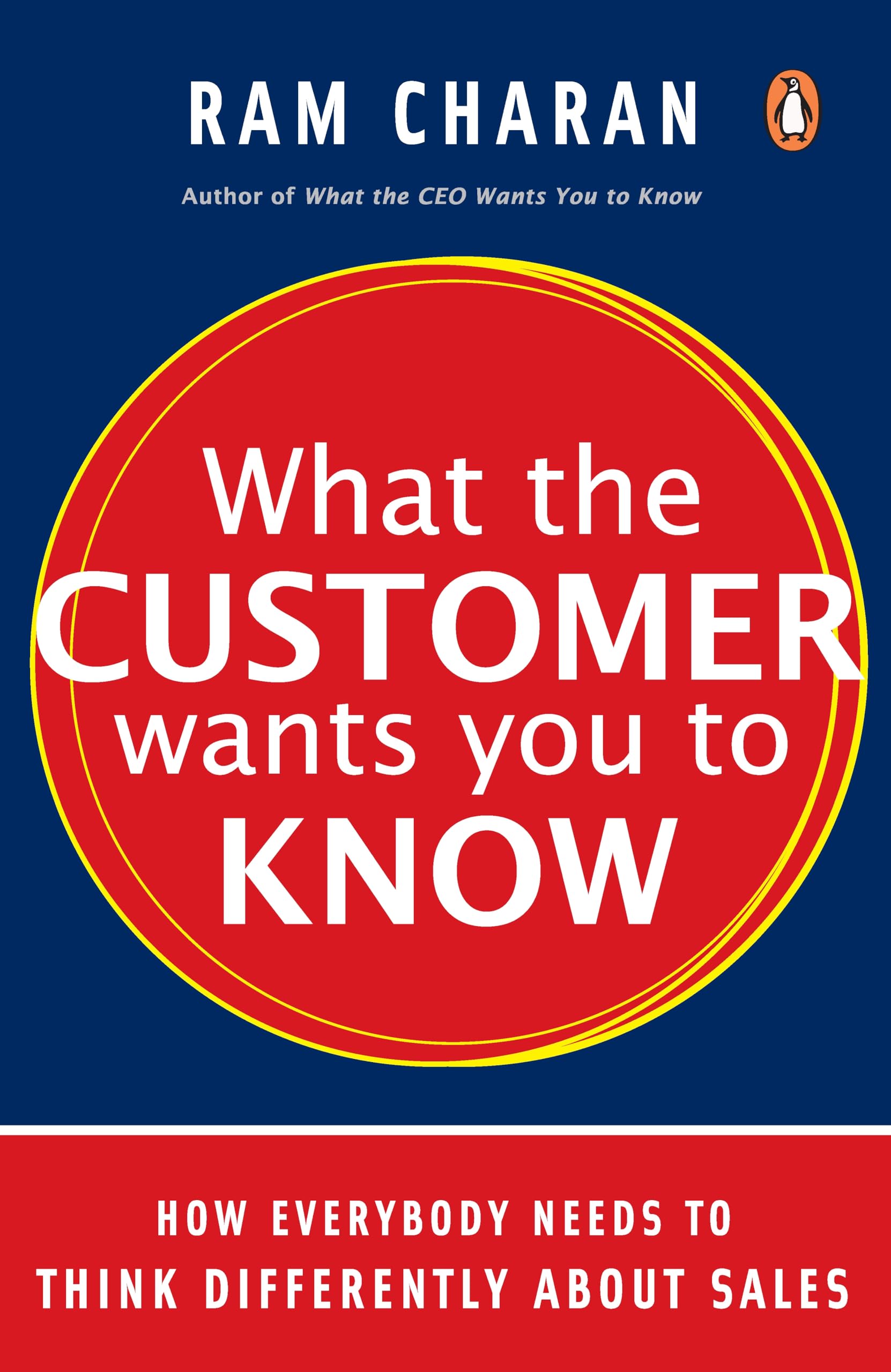 Front cover of the book 'What the Customer Wants You to Know: How Everybody Needs to Think Differently' by Charan, Ram.