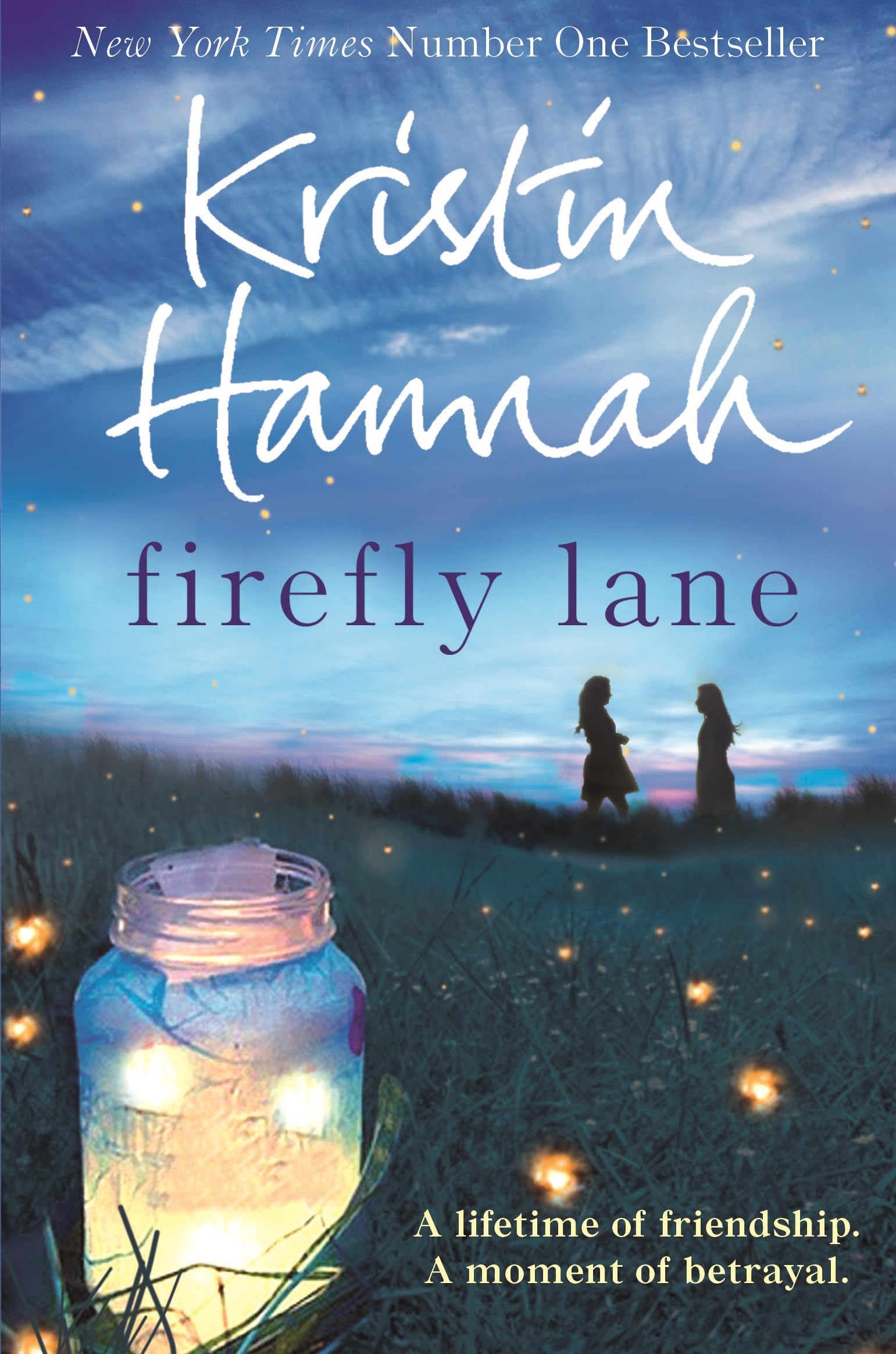 Front cover of the book 'Firefly Lane' by Kristin Hannah.
