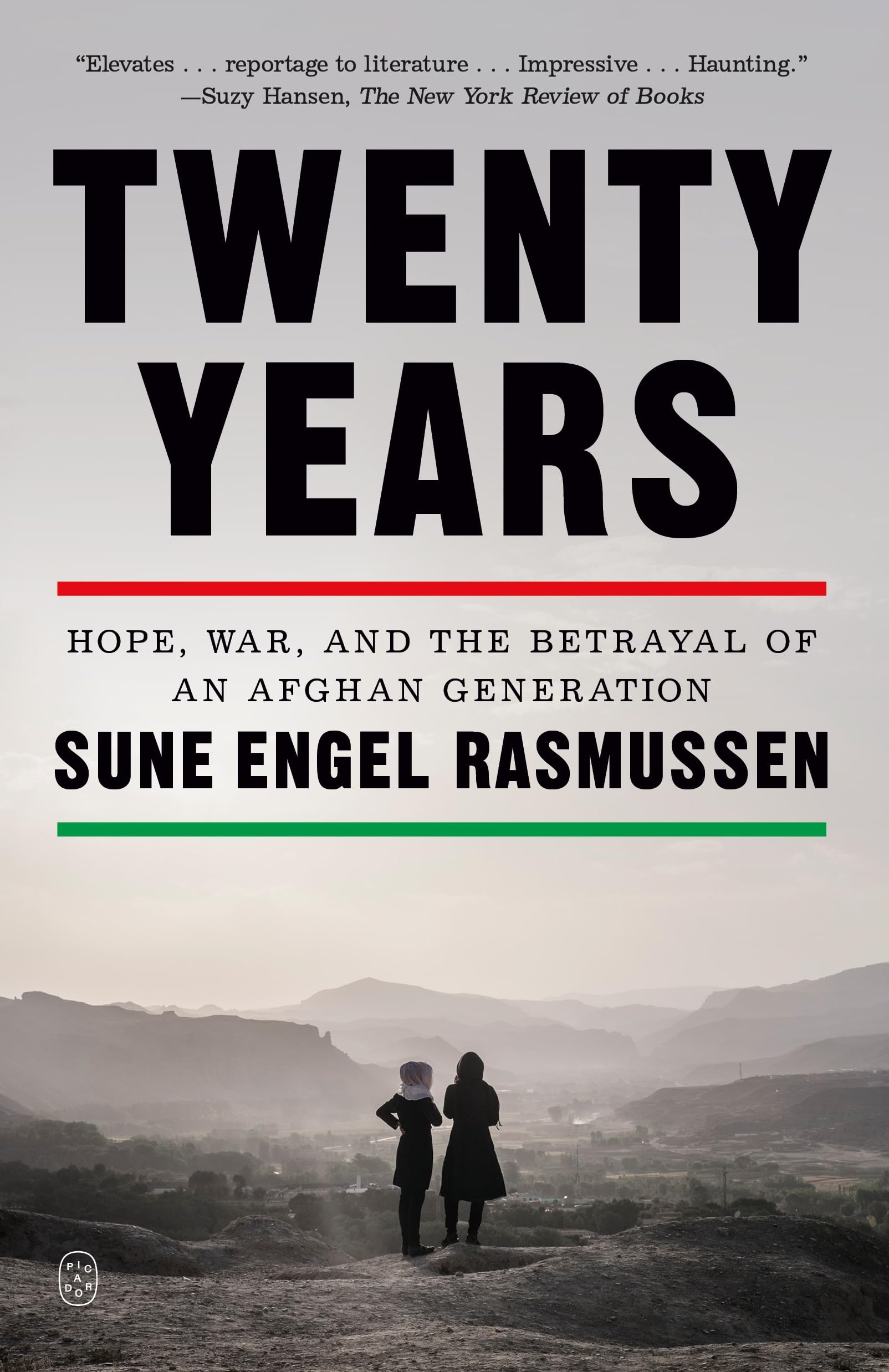Front cover of the book 'Twenty Years' by Sune Engel Rasmussen.