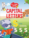 Front cover of the book 'Let's Learn Writing: A to Z Capital Letters: First Trace and Write Practice Workbook | Engaging Workbook to Develop Writ' by Penguin.