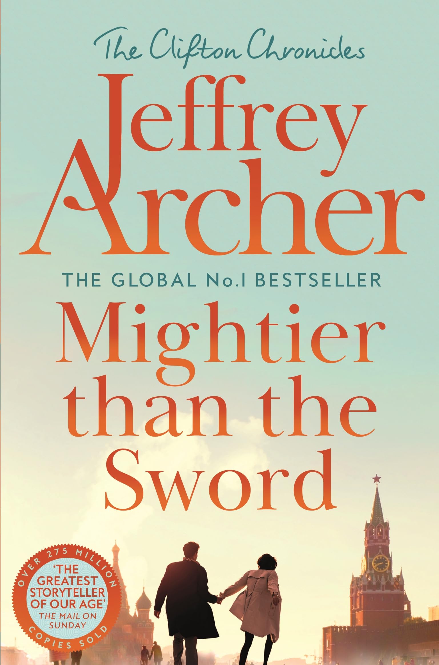 Front cover of the book 'Pan Mightier than the Sword.' by Jeffrey Archer.
