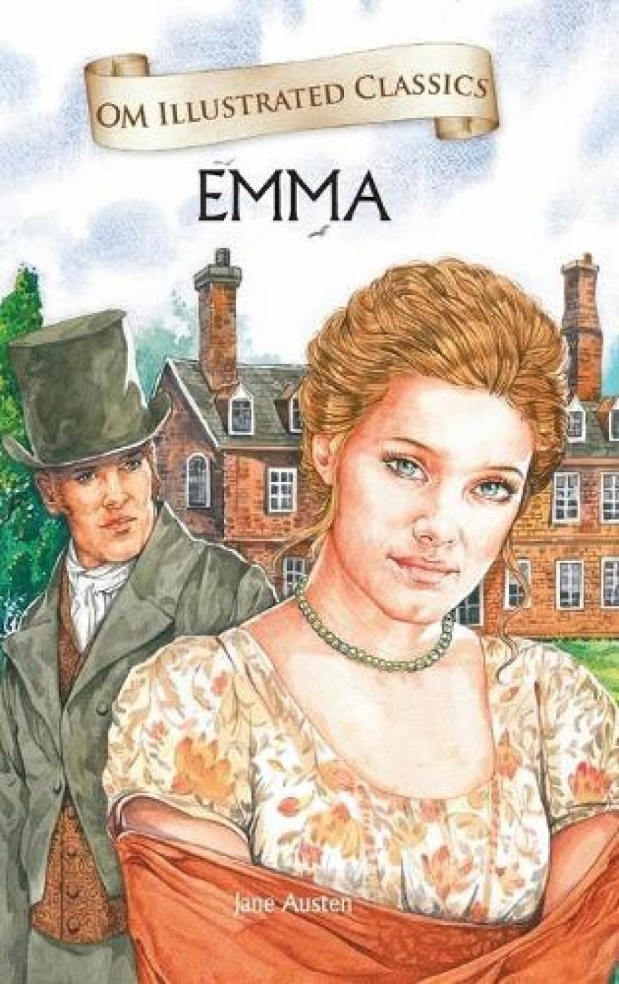 Front cover of the book 'Om Illustrated Classics Emma' by Na.