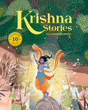 Front cover of the book 'Krishna Stories: Krishna Stories: 10 Illustrated Tales of Lord Krishna for Children Ages 5+ | Hindu Mythology, Indian Cu' by Penguin.