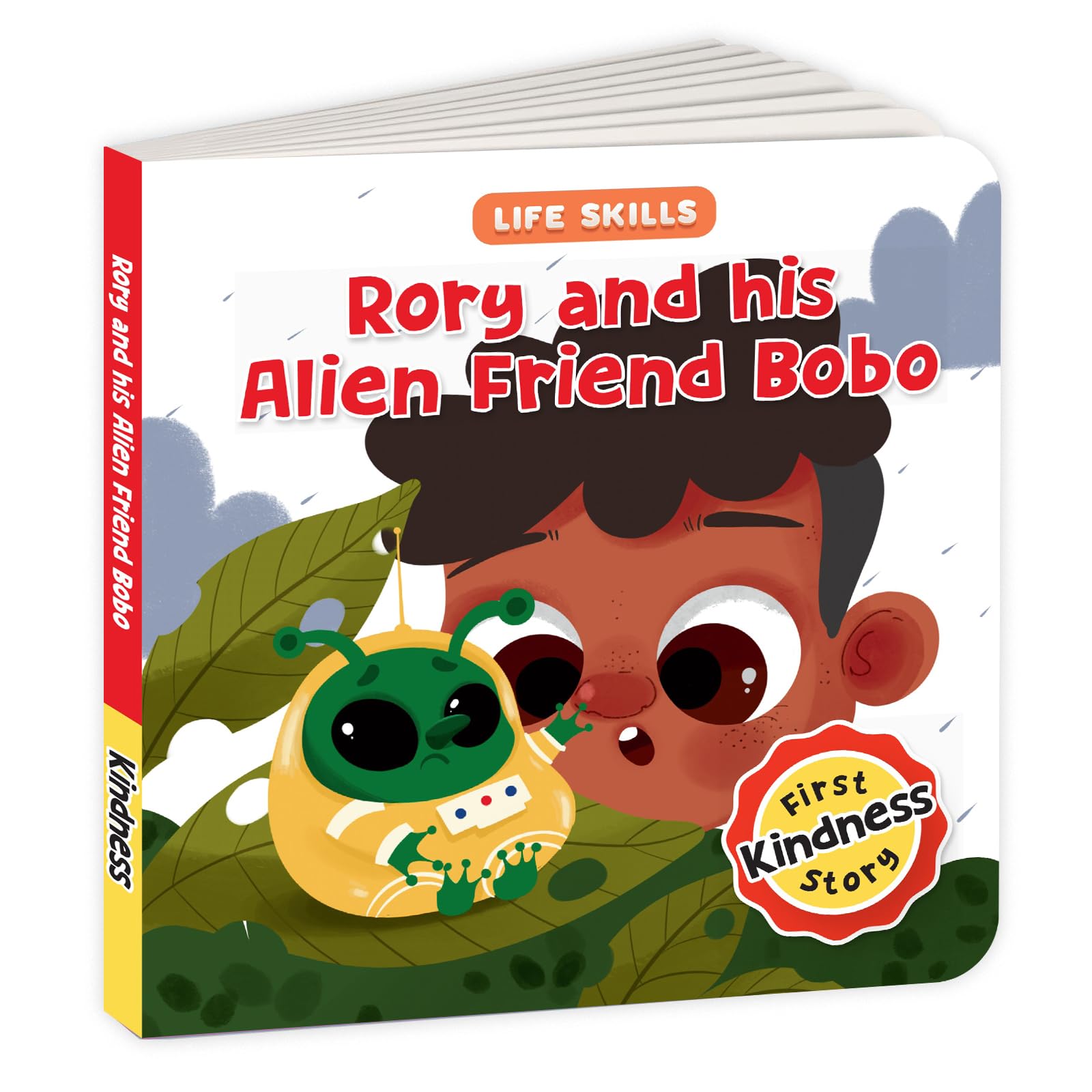 Front cover of the book 'Rory and his Alien Friend Bobo (Life Skills Series): First Kindness Story | An Illustrated Storybook for Children, Teach' by Penguin.
