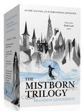 Front cover of the book 'Mistborn Trilogy: The Final Empire, The Well of Ascension, The Hero of Ages' by Sanderson Brandon.