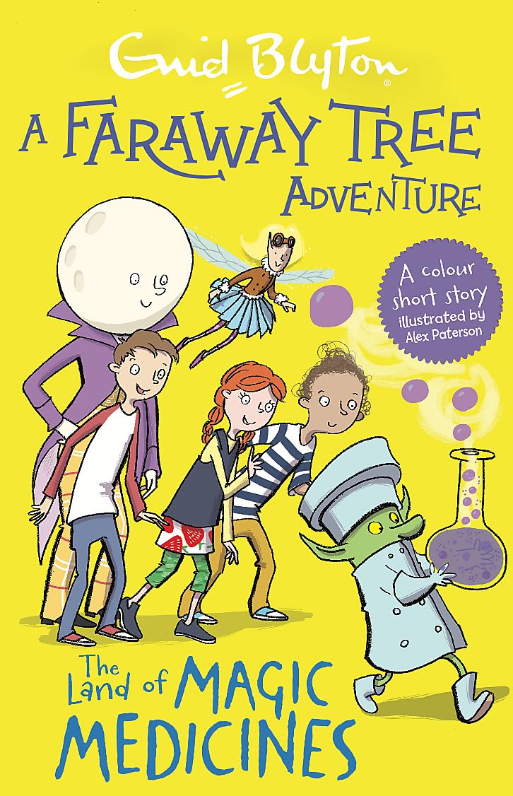 Front cover of the book 'A Faraway Tree Adventure: The Land of Magic Medicines: Colour Short Stories' by Enid Blyton.
