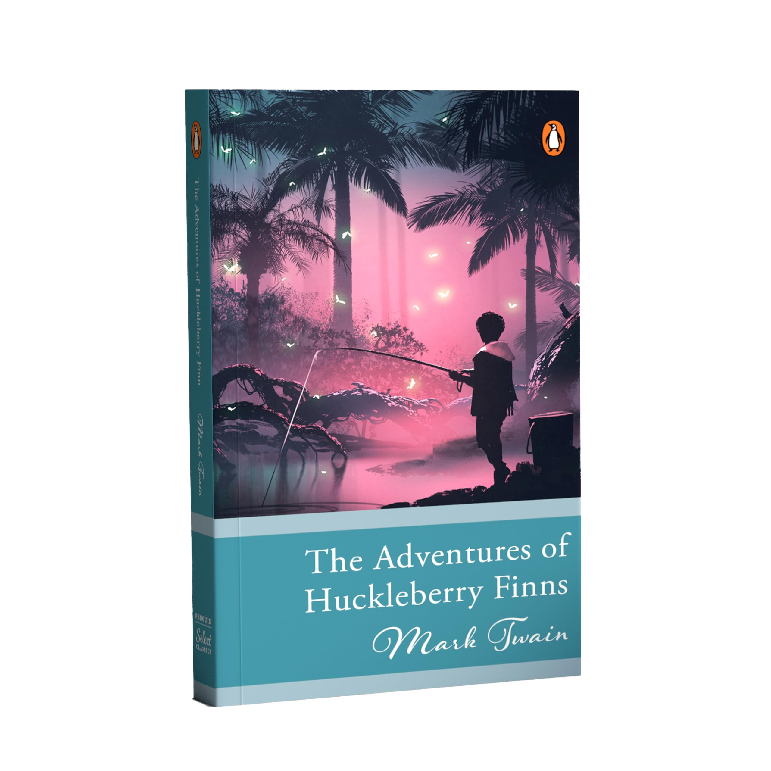 Front cover of the book 'The Adventures Of Huckleberry Finn (PB) (Select Classics)' by Mark Twain.